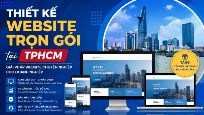 Thiết kế website trọn gói giá rẻ chuyên nghiệp