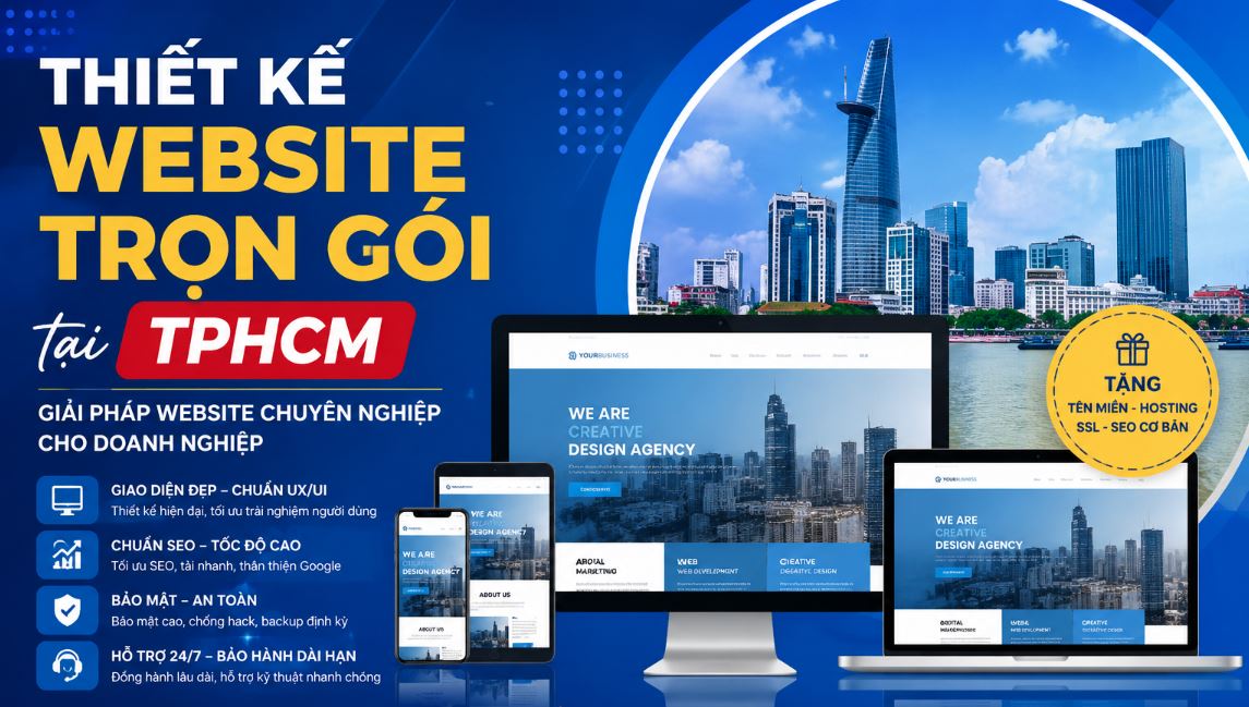 Thiết kế website trọn gói giá rẻ chuyên nghiệp