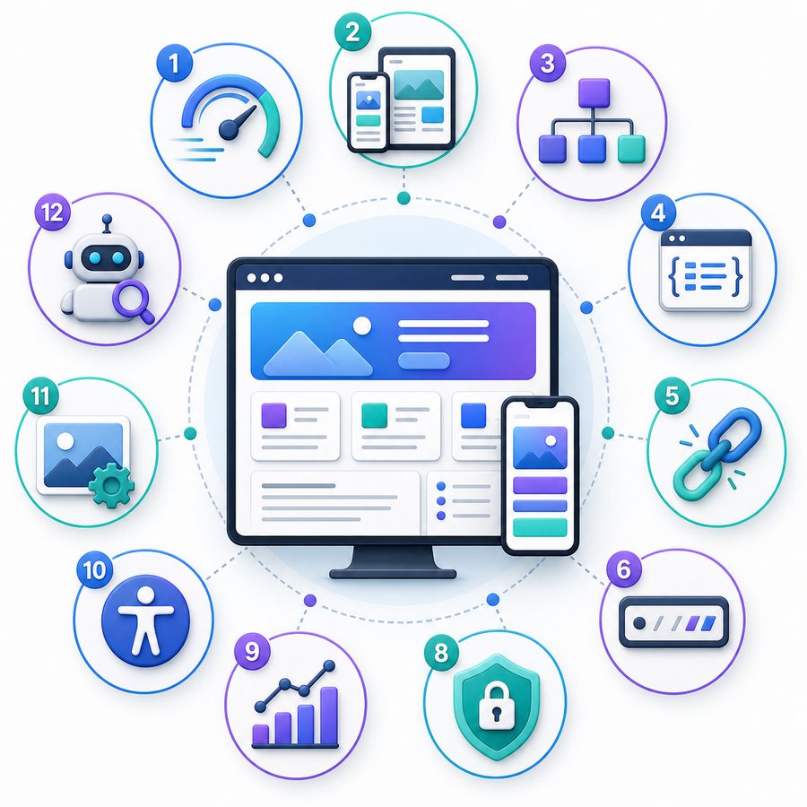 Thiết kế website chuẩn SEO 2026 - minh họa 1