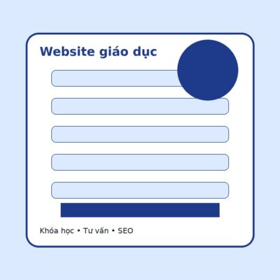 Thiết kế website giáo dục trung tâm ngoại ngữ với khóa học và form tư vấn