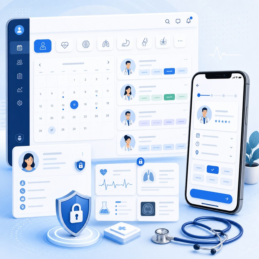 Bảng tính năng website y tế chuẩn SEO