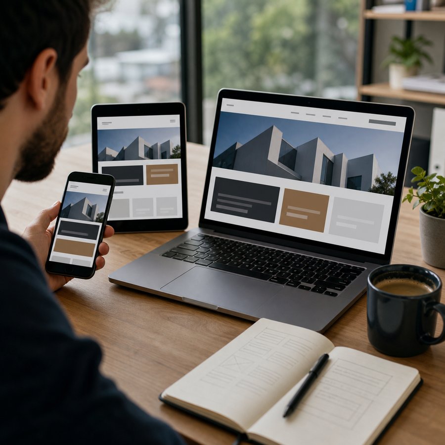Giao diện website thân thiện với điện thoại cho doanh nghiệp