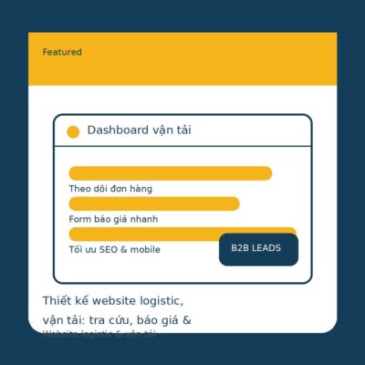 Ảnh đại diện bài viết thiết kế website logistic