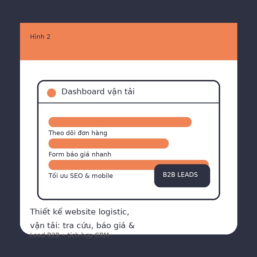 Form báo giá vận chuyển trên website