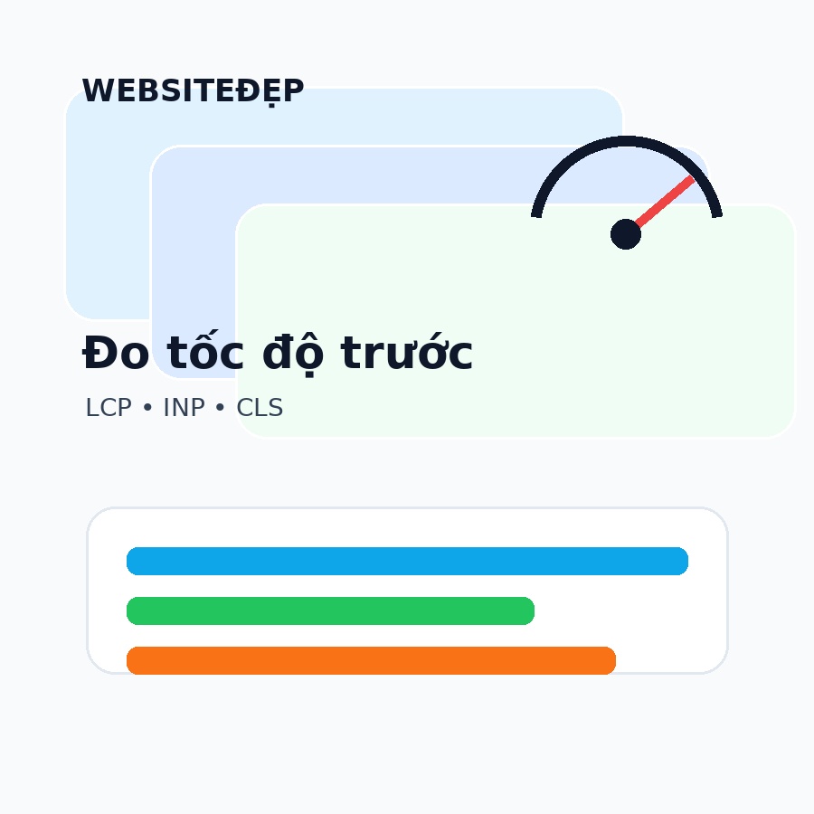 Dashboard đo tốc độ website và Core Web Vitals